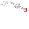 Rear Hub Bearing Lock Washer. For Renault R4 4L. To the Unit.