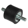 Exhaust Pipe Silent Block for Renault R4 4L. Cylindrical Shape, High Resistance, Recommended for Renault R4 4L Prepared for Raids.