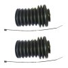 Set of 2 Rack Bellows for Renault R4 4L Manufactured from 1968 to 1978.