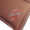 Seat cover set for Renault R4 model 1962. Front bench. Right side. Herringbone fabrics..