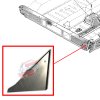 Spar Repair Triangle for Renault R4 4L Chassis. Exterior Side of Right Spar. Interior Side of Left Longeron.