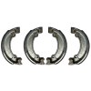 Peugeot Triporteur 57TM  - 4 Mâchoires Avant - Garniture Standard - Mâchoires Largeur 30mm, Garniture Neuve Epaisseur 3mm. Prestation de Garnissage sur vos Anciennes Pieces.