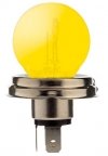 Headlight bulb for Renault R4 4L or Renault Estafette P45T "European code", 45 / 40W, 6V, yellow.
