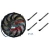 Replacement Fan for Renault Estafette Electric Fan assembly. Adaptable Model with Fixing Legs.