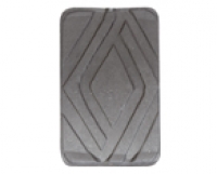 Set of 3 pedal covers. 100% compliant, for Renault R4 4L from 1972 to end.