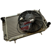 Main performance fan kit for Renault R4 4L. For original Cleon 956 or 1108cc engine radiator. KIT WITHOUT RADIATOR.