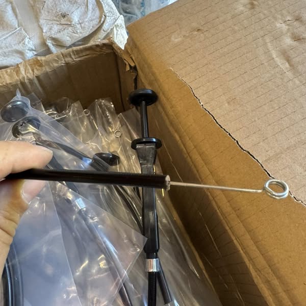 cable starter long boucle renault r4 4L