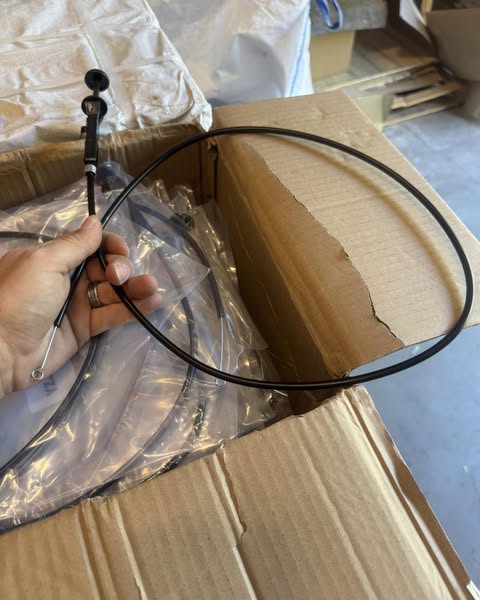 cable starter long boucle renault r4 4L 2