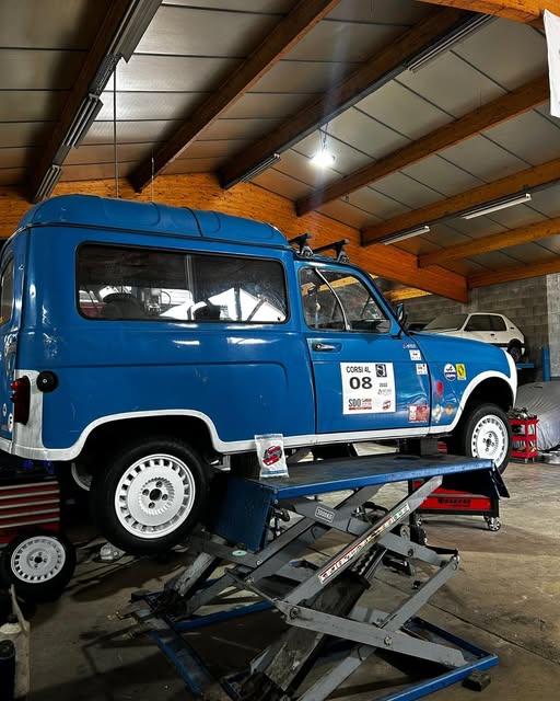 montage 4x100 renault r4 4l