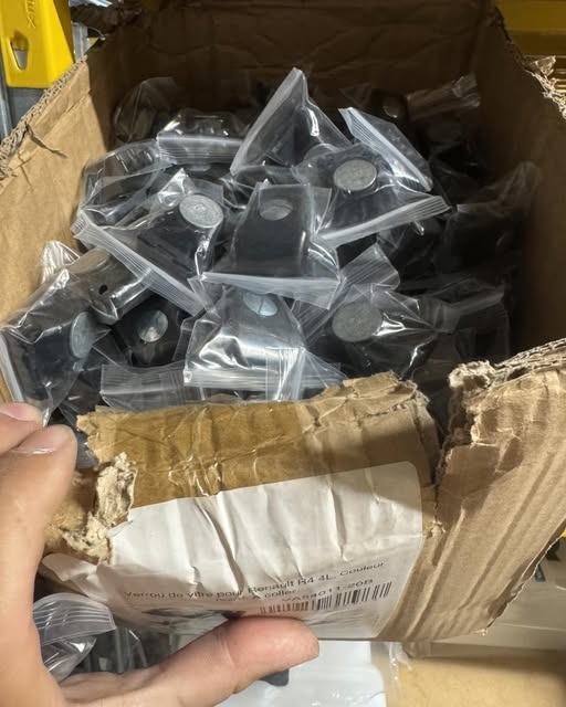 reoutr verrou vitre coller noir renault r4 4l