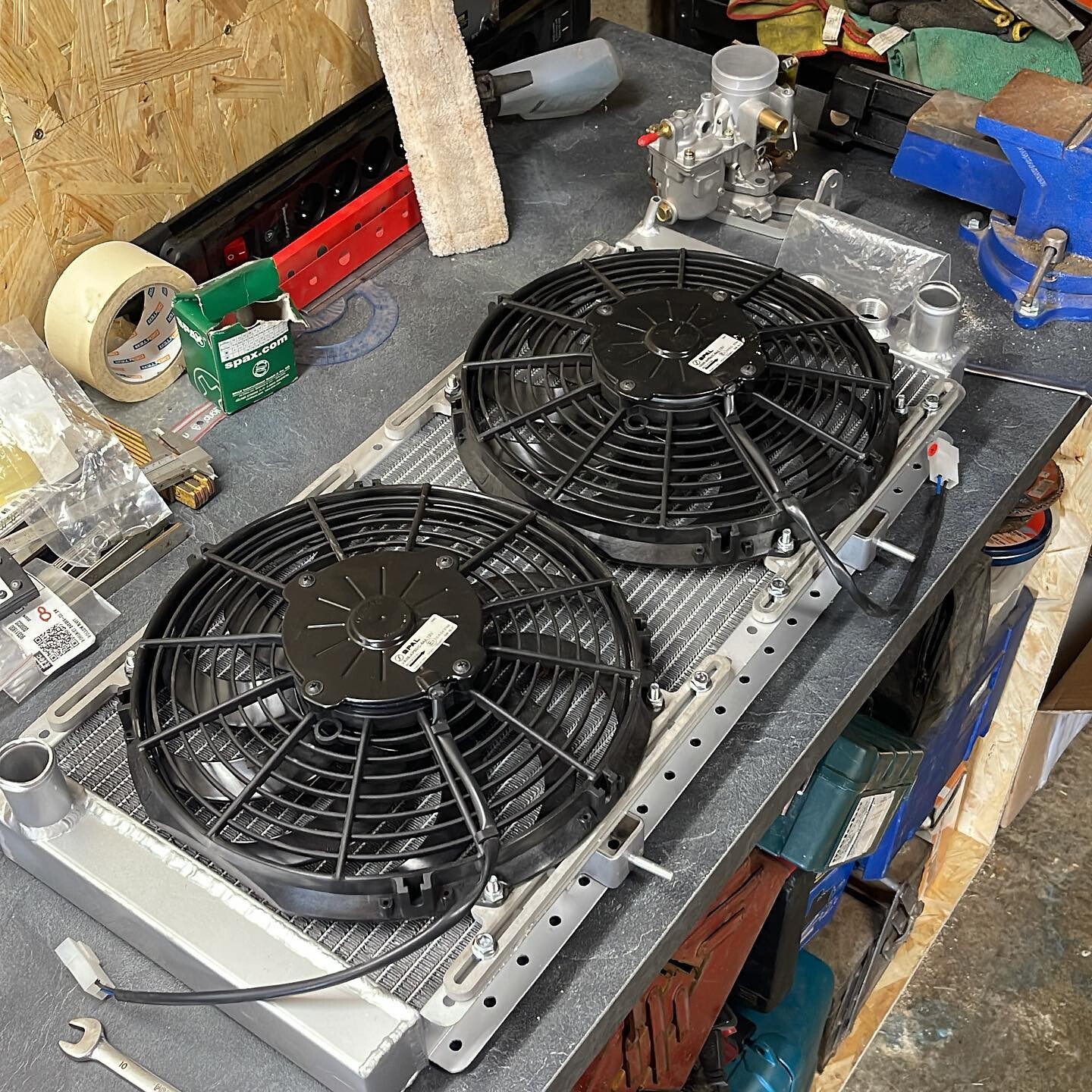 [Development] We are progressing on the Large Volume Radiator project ...