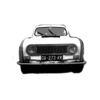 Calandre "TROPHY" pour Renault R4 4L. En aluminium. – Image 2