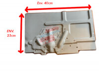 Réparation passage de roue arrière gauche. Renault R4 4L Berline. Kit de deux pièces non assemblées. – Image 4