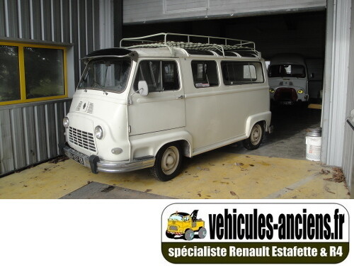 Casquette de pare-brise, pare-soleil extérieur pour Renault Estafette. Couleur bleue. – Image 3