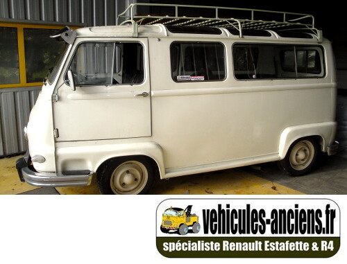 Casquette de pare-brise, pare-soleil extérieur pour Renault Estafette. Couleur bleue. – Image 7
