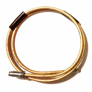 Tuyau Rigide pour Renault R4 4L entre Maître Cylindre et Flexible Avant Gauche. Pour Maîtres Cylindres : VA37401-1035, VA37401-1076, VA37401-1134, VA37401-999.
