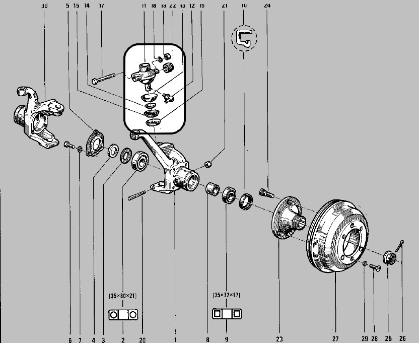 Rotule de suspension pour Estafette Renault – Image 4