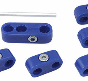 Séparateurs fils de bougies pour Renault R4 4L ou Renault Estafette, Kit bleu.