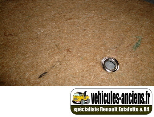 Tapis de sol pour Renault Estafette. Couleur noire. Pour Estafette à partir de 1970. – Image 4