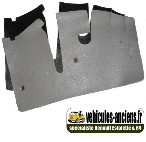 Tapis de sol pour Renault Estafette. Couleur noire. Pour Estafette à partir de 1970. – Image 2