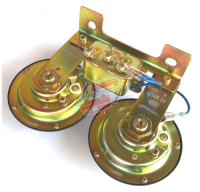 Klaxon, avertisseur sonore pour Renault R4 4L ou Estafette. 12V. Double. – Image 2