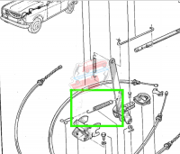 Ressort de rappel du levier de frein à main pour Renault 4. Tous modèles. – Image 3