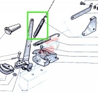 Ressort de rappel du levier de frein à main pour Renault 4. Modèles de 1967 à 1982. – Image 3