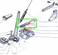 Ressort de rappel du levier de frein à main pour Renault 4. Tous modèles. – Image 2
