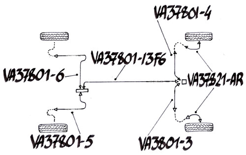 tuyaux rgides montage répartiteur 3 voies pour 4l F6